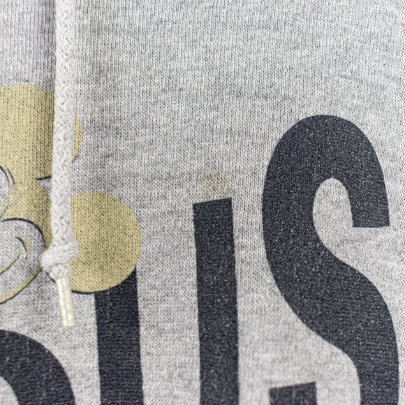 Mickey Inc Mickey Mouse Spell Out Color Block Hoodie Sweatshirt Large VTG 90s - Picture 7 of 11